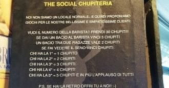 Copertina di Il locale sessista a Milano scatena le polemiche: “Se ti togli il reggiseno vinci chupiti”