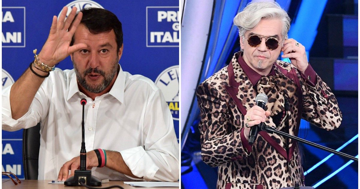 Matteo Salvini come Morgan, il cantante pubblica una foto e commenta: “Ho riso molto debbo dire”