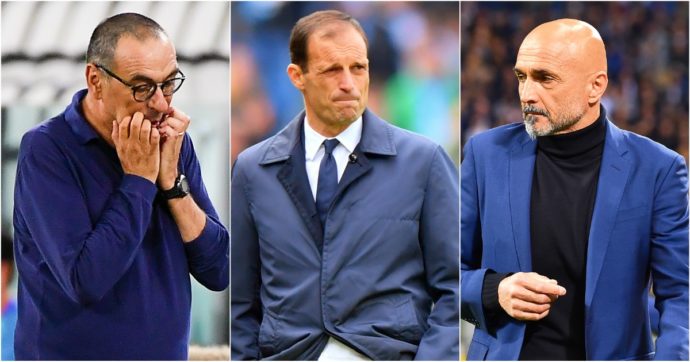 Allegri, Spalletti e Sarri: la loro ombra incombe sulle panchine di Serie A. Tre ‘big’ costretti ad aspettare un’occasione