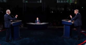 Copertina di Trump-Biden, il primo dibattito tv è un disastro. Urla, insulti e interruzioni continue: così il faccia a faccia è stato oscurato dal caos