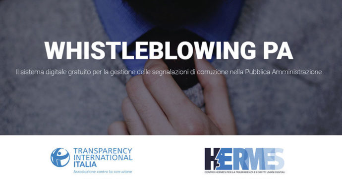 Whistleblowing, 784 amministrazioni pubbliche usano la piattaforma di Transparency per le denunce dai dipendenti