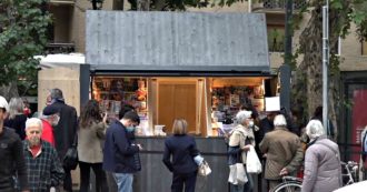 Milan, the first eco-sustainable newsstand based on the model of wooden huts is born: 