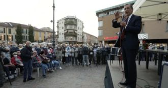 Copertina di Coronavirus, Sala dal palco di Saronno: “Una tragedia, non una opportunità. Con la pandemia abbiamo l’obbligo di cambiare”