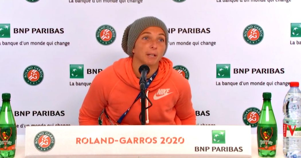 Roland Garros, Sara Errani sbotta contro l’avversaria: “Come si dice in inglese ‘presa per il c…’?”