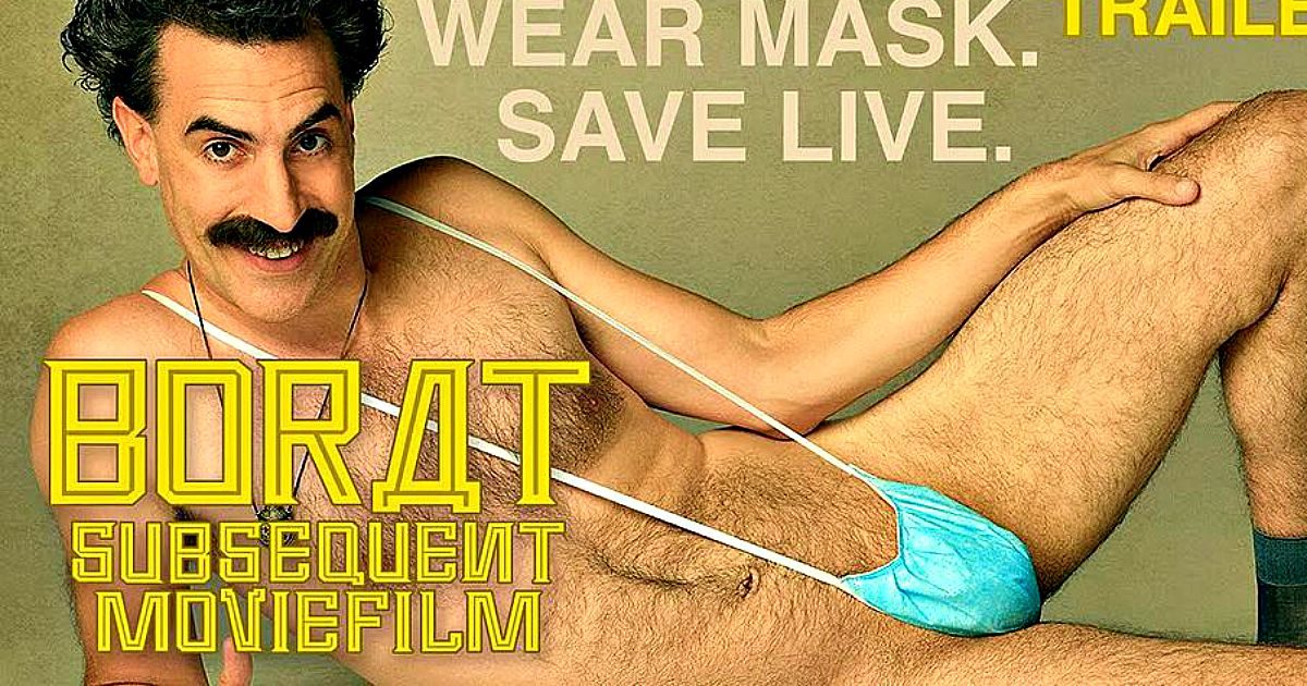 Borat è tornato e chissà quale reazione provocherà l’uso della mascherina antiCovid