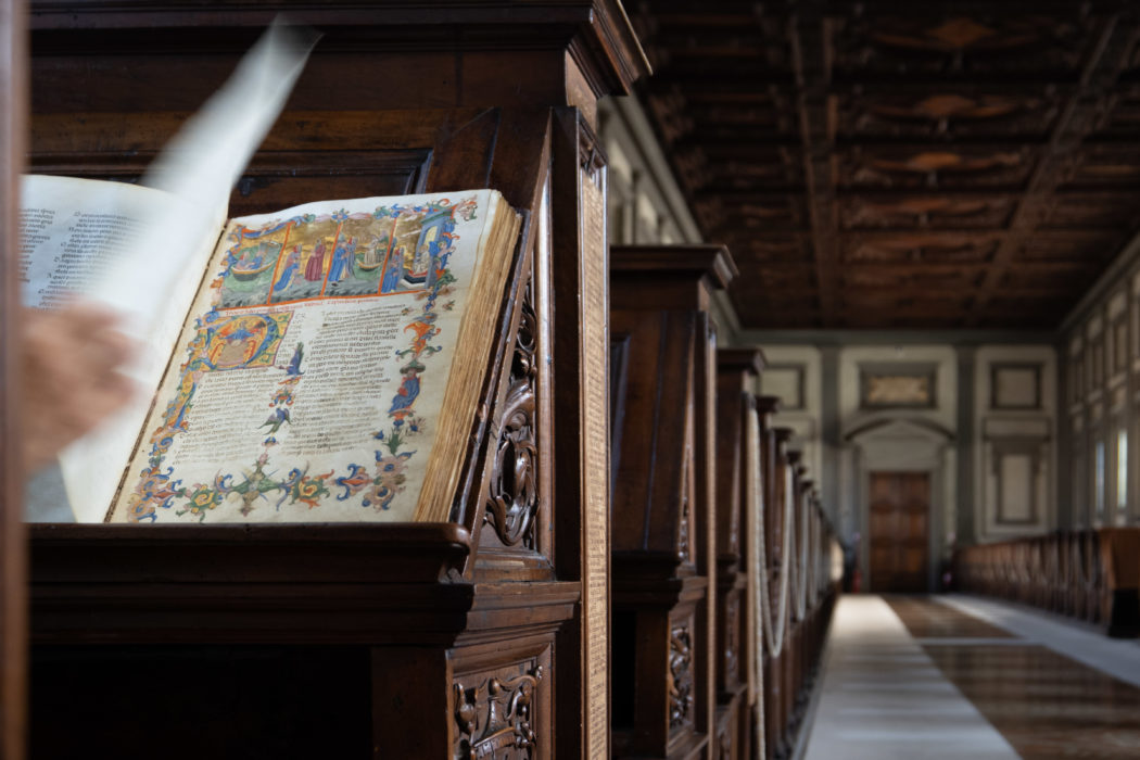 Firenze, Biblioteca Medicea Laurenziana, “la navicella del mio ingegno” (Purgatorio I, 2) nel prestigioso manoscritto Tempi 1, c. 32r