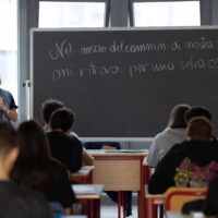 ISISTL Russel Newton Scandicci (FI), lezione “in viaggio con Dante” nella classe IV N del Liceo Scientifico indirizzo sportivo.