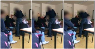Copertina di Salerno, professore dà uno schiaffo a uno studente: non voleva indossare la mascherina. Il video ripreso di nascosto da un altro alunno