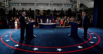 Copertina di La guerra del dibattito fra Trump e Sleepy Joe