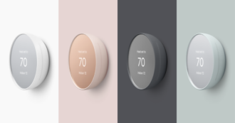 Copertina di Google presenta Nest, termostato economico con controllo touch