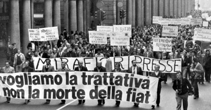 Fiat, quarant’anni fa la Marcia dei Quarantamila: una frattura insanabile tra lavoratori