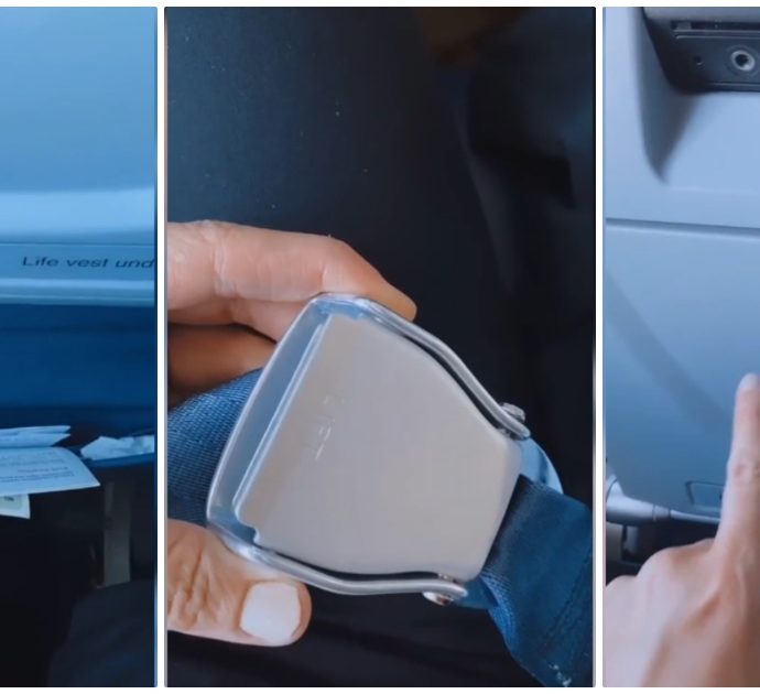 “Quando sei in aereo non devi mai toccare queste cose”: il video dell’assistente di volo