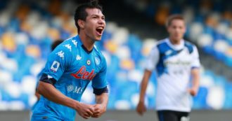 Copertina di Napoli-Atalanta 4 a 1. Spirito di squadra e vivacità: doppietta di Lozano, poi Politano e Osimhen al suo primo gol in Italia
