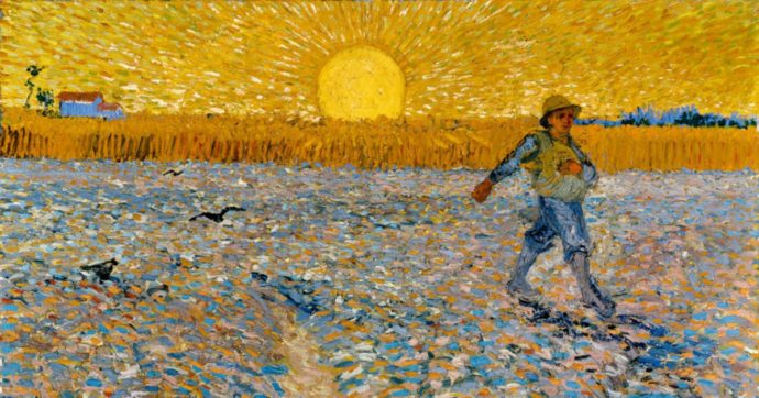 Copertina di Van Gogh, la tela è il suo gioco della vita