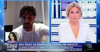 Copertina di Live Non è la D’Urso, Fabrizio Corona: “Nina Moric è psicopatica, va rinchiusa in manicomio”, Barbara D’Urso lo blocca: “Hai detto cose che non ci aspettavamo”