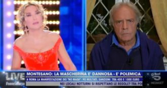 Copertina di Live Non è la D’Urso, la rabbia di Enrico Montesano: “Mi hanno teso un tranello solo perchè non la penso come gli altri”