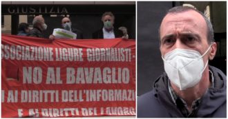 Copertina di Genova, via al processo per il pestaggio del cronista Origone: imputati 4 poliziotti. Lui: “Non mi sono ferito da solo, chi ha sbagliato paghi”