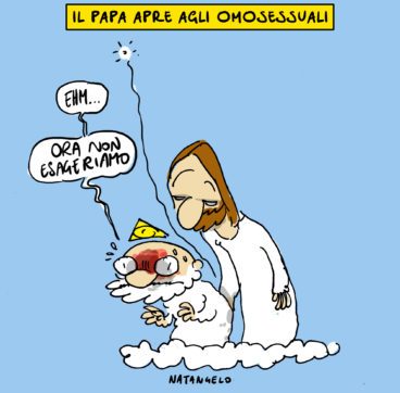 Il papa apre ai gay