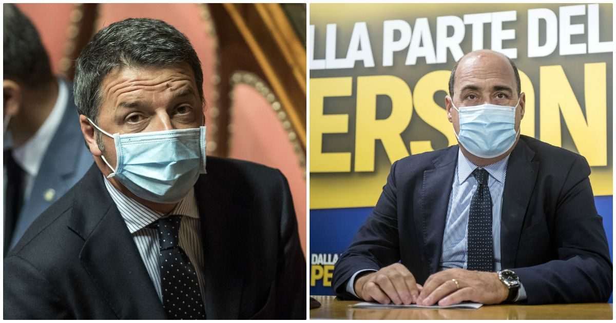 Renzi supera il centrodestra: ‘Riaprire tutto’. Zingaretti: ‘Eticamente intollerabile avere piedi in due staffe. Nemico è virus, non le regole’