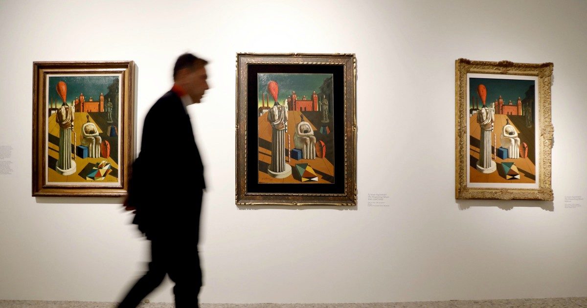 Nuovo record mondiale per De Chirico: il suo dipinto “Il pomeriggio di Arianna” venduto all’asta di New York a 15,9 milioni di dollari
