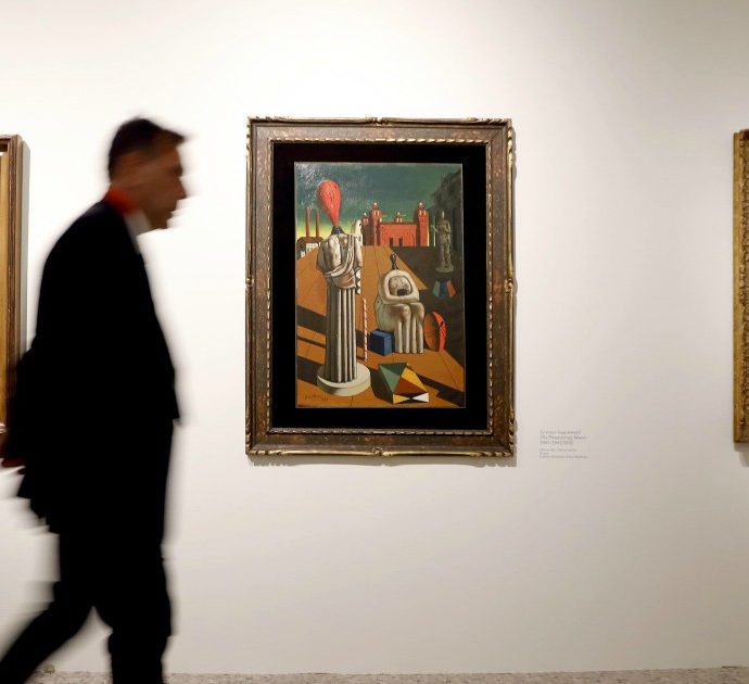 Nuovo record mondiale per De Chirico: il suo dipinto “Il pomeriggio di Arianna” venduto all’asta di New York a 15,9 milioni di dollari