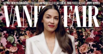 Copertina di Alexandria Ocasio-Cortez, la giovane democratica in copertina su Vanity Fair. Scoppia la polemica: “Quei vestiti valgono 14mila dollari”
