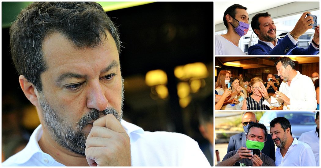 La confusione di Salvini sulla gestione della pandemia: tra lockdown no e lockdown sì. “Sarebbe il fallimento di 6 mesi di governo”. Quando lui dubitava della seconda ondata (e girava senza mascherina)