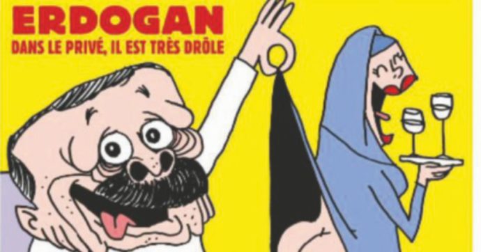 Copertina di “Charlie” mette in mutande Erdogan, lui sporge querela