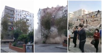 Terremoto a Smirne, il palazzo crolla in pochi secondi: persone in fuga ed edifici abbattuti