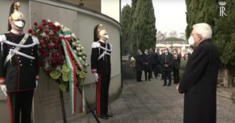 Copertina di Covid, Mattarella depone una corona di fiori al cimitero di Castegnato: “Impegno per sconfiggere il virus. Mettere da parte egoismi”