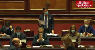 Copertina di Conte in Senato: “I nostri nonni hanno ricostruito il Paese e permesso il boom economico”