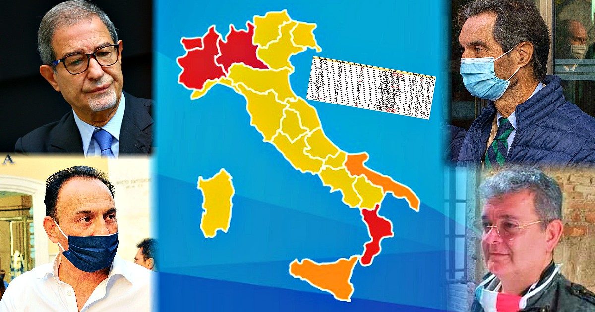 Indice di contagio, incapacità di tracciare, posti letto occupati: i numeri (reali) che hanno reso necessarie le norme anti-Covid nelle Regioni