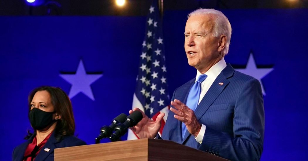 Usa 2020, la dedica di Biden alla moglie Jill: “Non sarei qui senza di te, sarai una fantastica First Lady”