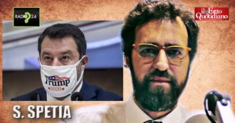 Copertina di “Salvini ha detto una notizia falsa in trasmissione, l’ennesima teoria cospirazionista”: a Radio24 il giornalista corregge il leader della Lega