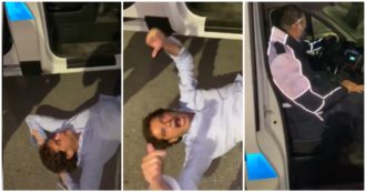 Anzio, si stende sotto l’auto della polizia locale e insulta i vigili: l’assurda protesta dell’assessore per un controllo alla sua palestra