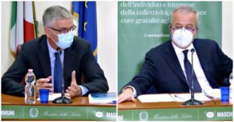 Copertina di Calabria, Locatelli e Brusaferro: “Zuccatelli? Valutazione non compete a uomini di scienza, raccomandiamo mascherine da febbraio”