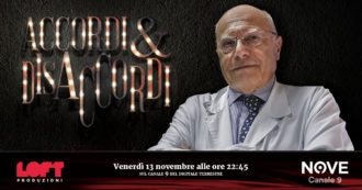 Copertina di Coronavirus, Massimo Galli ospite di Accordi&Disaccordi venerdì 13 novembre alle 22.45 su Nove. Con Marco Travaglio