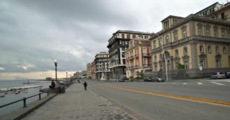 Copertina di Campania in zona rossa, strade e lungomare di Napoli deserti nella prima domenica di lockdown. Controlli nelle zone del centro