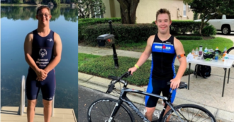 Copertina di Chris Nikic è il primo atleta con sindrome di Down a completare un Ironman: ha tagliato il traguardo in meno di 17 ore