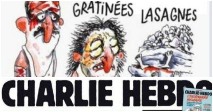 Archiviata la denuncia di Amatrice contro Charlie Hebdo: per il tribunale di Parigi era “irricevibile”