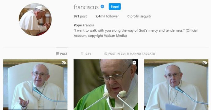 Vaticano, avviata un’indagine interna dopo il like dell’account Instagram del Papa alla foto della modella Natalia Garibotto. Ipotesi attacco hacker