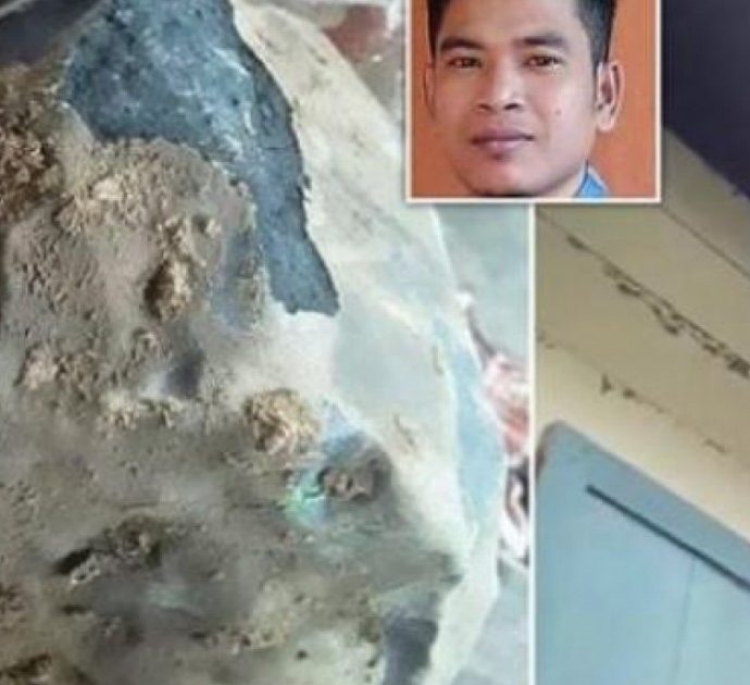 Un meteorite si schianta sulla sua casa e lui diventa milionario