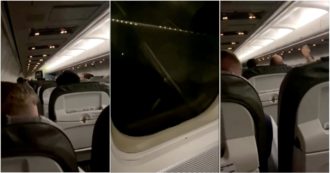 Copertina di L’aereo della Lazio vola nella tempesta di Crotone. Il video girato dai giocatori a bordo: panico prima dell’atterraggio
