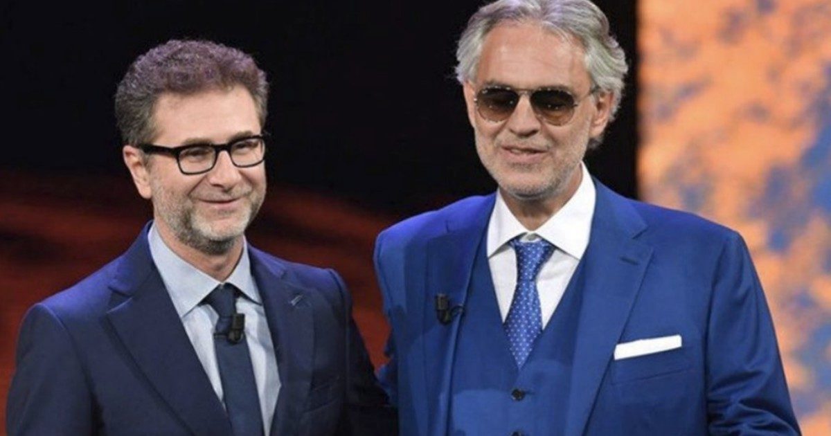 Andrea Bocelli risponde a Fabio Fazio: “Io negazionista? Il mio era un altro tipo di messaggio”