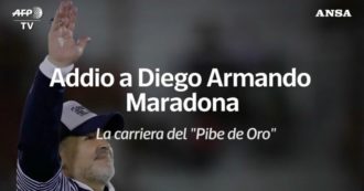 Copertina di Diego Armando Maradona morto, i 60 anni anni del Pibe de Oro. Dagli esordi alle vittorie: la video-scheda sulla sua carriera