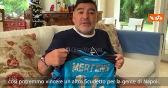 Copertina di Diego Armando Maradona è morto, quando il Pibe de Oro incoronò Mertens con un videomessaggio: ‘Ora uno scudetto per Napoli’