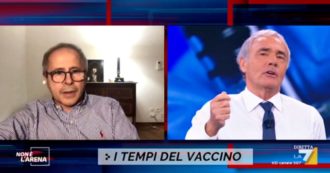 Copertina di Crisanti a La7: “Vaccino anti-Covid? Ho chiesto solo trasparenza sui dati, per ora solo affermazioni di carattere commerciale”