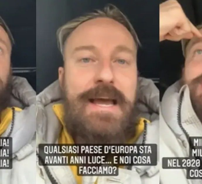 Francesco Facchinetti su tutte le furie: “La Spagna ci cag… in testa. Ma chi ci governa si sveglia o no?”