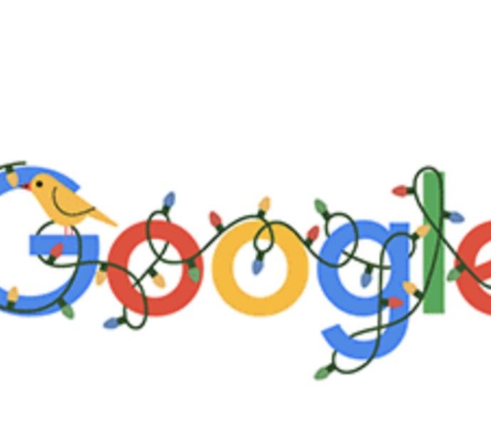 Un uccellino vola sopra il logo di Google e lo riempie di luci: ecco perché