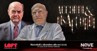 Copertina di Covid, Massimo Galli e Pier Luigi Bersani ospiti di Scanzi e Sommi ad Accordi&Disaccordi il 2 dicembre alle 21.25 su Nove. Con Travaglio